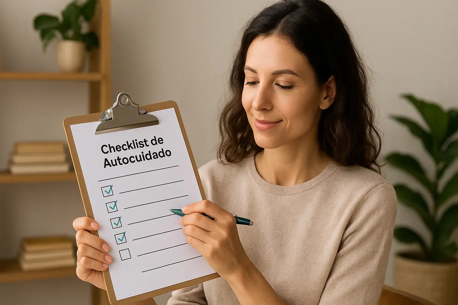 Checklist de autocuidado para manter equilíbrio físico e emocional