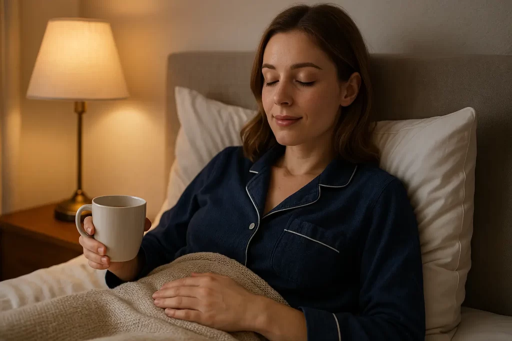 Rotina noturna relaxante que melhora o sono e o humor