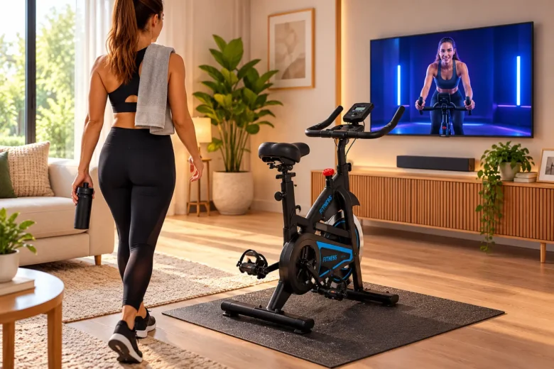 bicicleta de spinning vale a pena: review de quem comprou em casa
